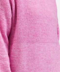 Selected Femme Mola Highneck Knit Dress Phlox Pink