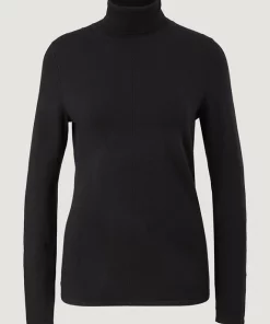 Comma, Rollneck Pullover Black