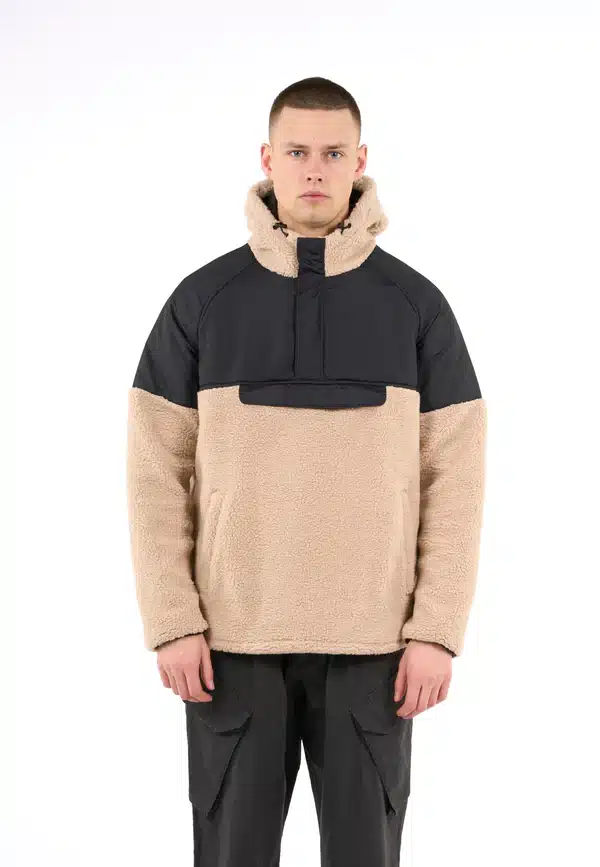 Knowledge Cotton Apparel Teddy Oversized Anorak