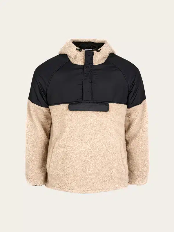 Knowledge Cotton Apparel Teddy Oversized Anorak