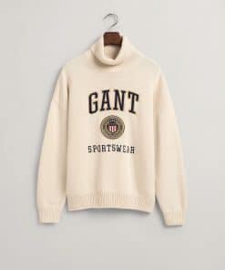Gant Crest Shield Rollneck Cream