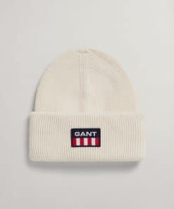 Gant Retro Shield Beanie Eggshell