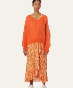 Americandreams Milana Mohair Knit Burnt Orange