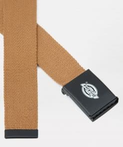 Dickies Orcutt Logo Buckle Belt Brown Duck