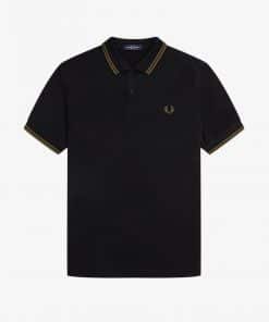 Fred Perry M3600 Pique Black/Shaded Stone