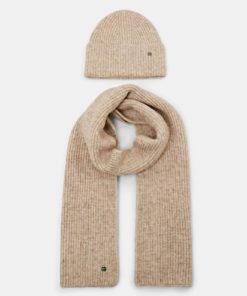 Esprit Beanie/Scarf Set Ice