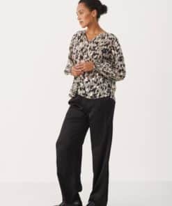 Part Two Tennie Blouse Texture Print Gold