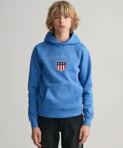 Gant Teens Shield Hoodie Palace Blue