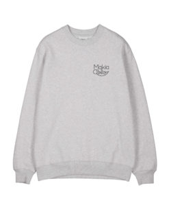 Makia Cylinder Sweatshirt Light Grey