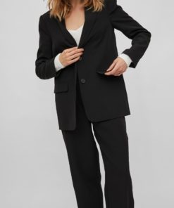 Vila Kamma Loose Blazer Black