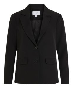 Vila Kamma Loose Blazer Black
