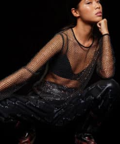 Envii Enneptune Ls tee Sequins On Black