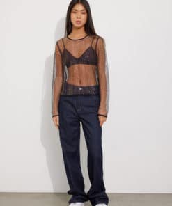 Envii Enneptune Ls tee Sequins On Black