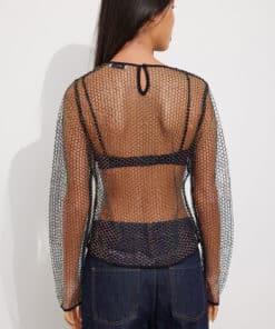 Envii Enneptune Ls tee Sequins On Black