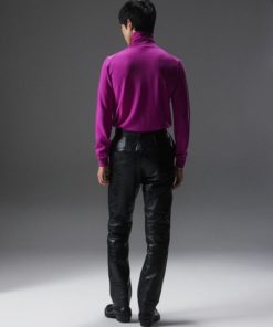 J.Lindeberg Lyd Merino Turtle Neck Sweater Wild Aster