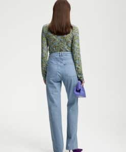 Gestuz Miliagz Rollneck Green/Blue Brush