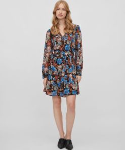 Vila Tiffa L/S Dress Black