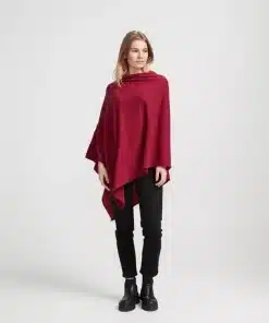 Holebrook Sofie Poncho Beet Red