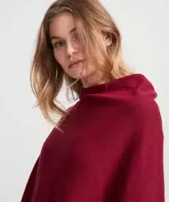Holebrook Sofie Poncho Beet Red