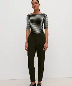 Comma, Striped T-shirt Black