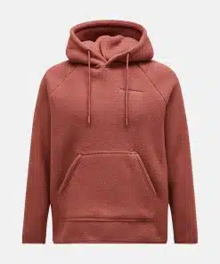 Peak Performance Fleece Hood Men Classic Clay