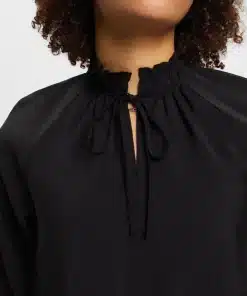 Esprit Peplum Blouse Black