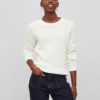 Vila Dalo O-neck Knit White Alyssum
