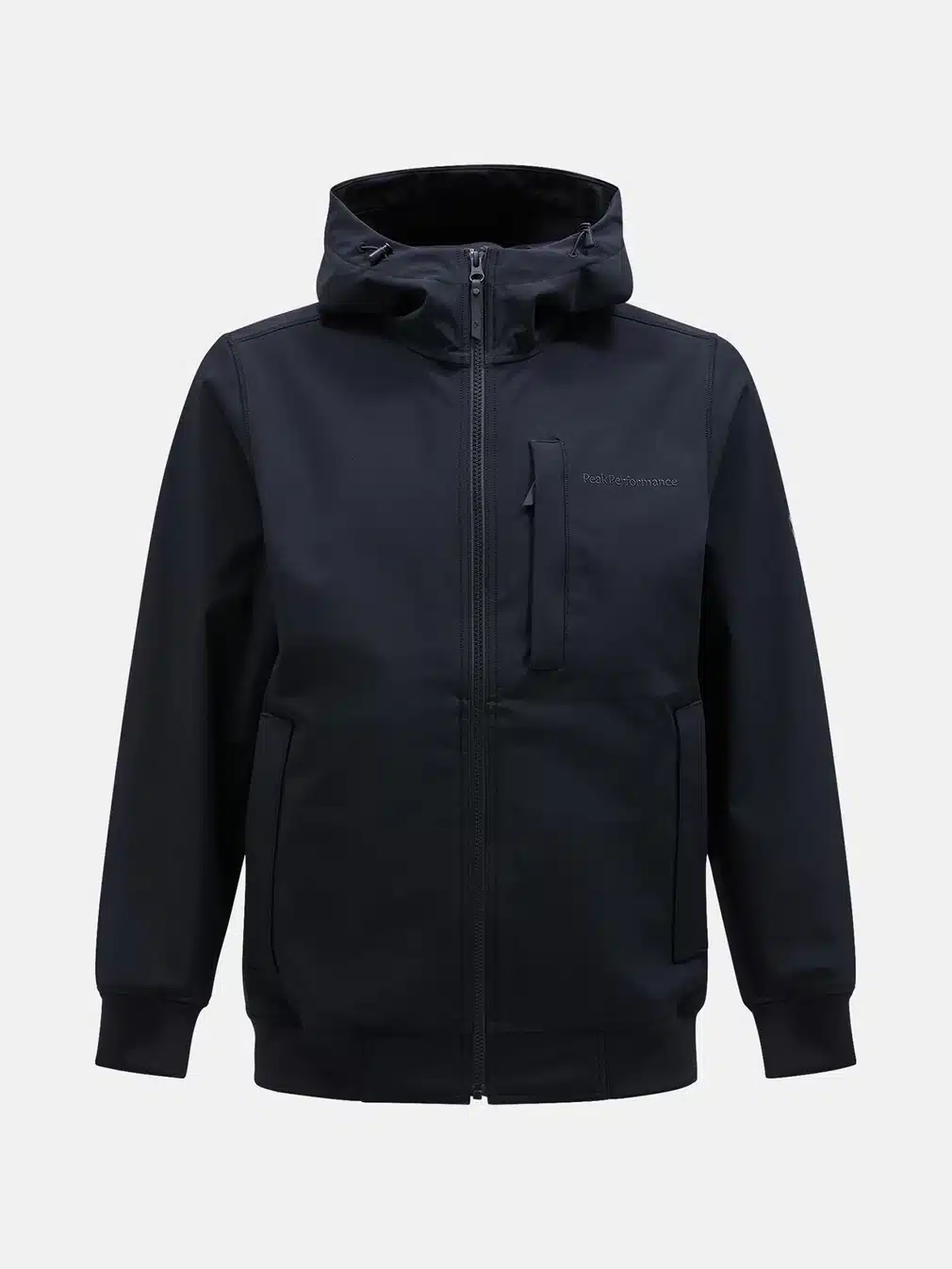 Peak Performance Softshell Hood Jacket Men Black