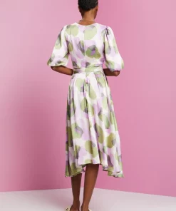 Esprit Print Dress Lavender