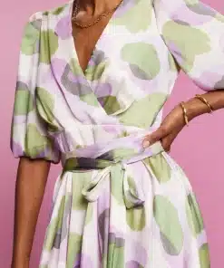 Esprit Print Dress Lavender