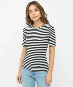 Knowledge Cotton Apparel Rib T-shirt