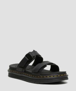 Dr. Martens Chilton Slip On Leather Sandals Black