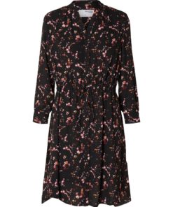 Selected Femme damina 7/8 Aop Dress Black