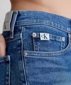 Calvin Klein Slim Denim Shorts Denim Medium