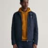 Gant Quilted Windcheater Jacket Evening Blue