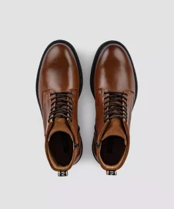Sneaky Steve Texas Leather Shoe Cognac