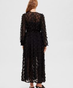 Selected Femme Kysha Ankle Dress Black