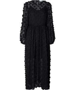 Selected Femme Kysha Ankle Dress Black