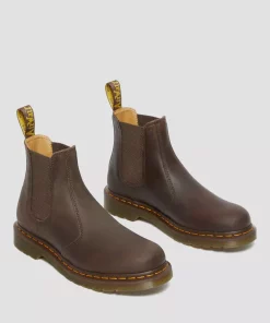 Dr. Martens 2976 Yellow Stitch Grazy Horse Chelsea Boots