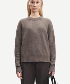 Samsoe & Samsoe Anour O-neck Major Brown
