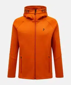 Peak Performance Rider Zip Hood Men Gold Flame