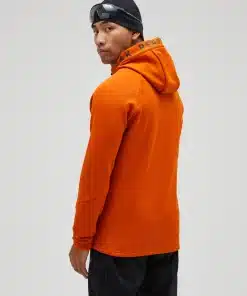 Peak Performance Rider Zip Hood Men Gold Flame