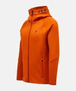 Peak Performance Rider Zip Hood Men Gold Flame