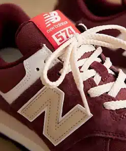New Balance 574 Maroon With Grey