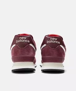 New Balance 574 Maroon With Grey