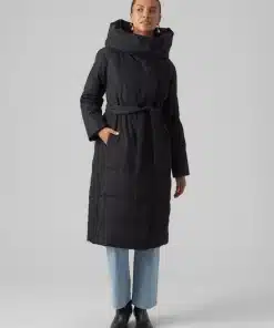 Vero Moda Leonie Long Down Jacket Black