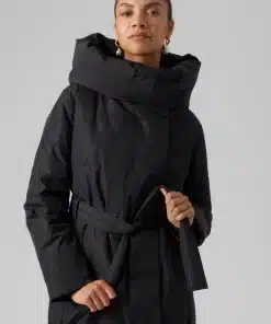 Vero Moda Leonie Long Down Jacket Black