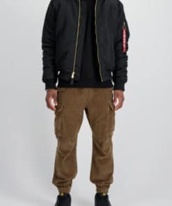 Alpha Industries MA-1 ZH Back EMB Black