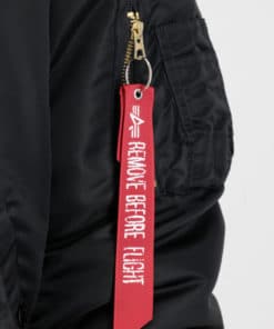 Alpha Industries MA-1 ZH Back EMB Black