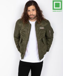 Schott CWU Bomber Jacket Army Khaki